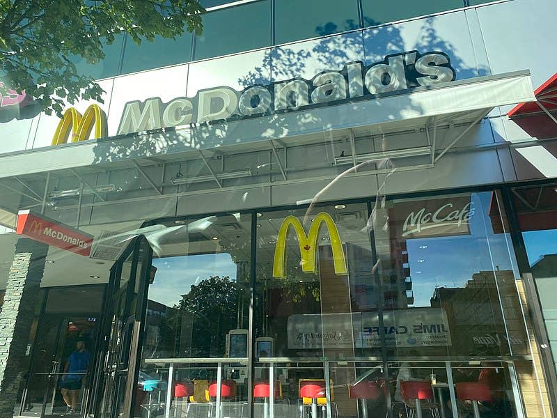 Exterior of a McDonald�s (for illustrative purposes), Photo Credit: Wikimedia