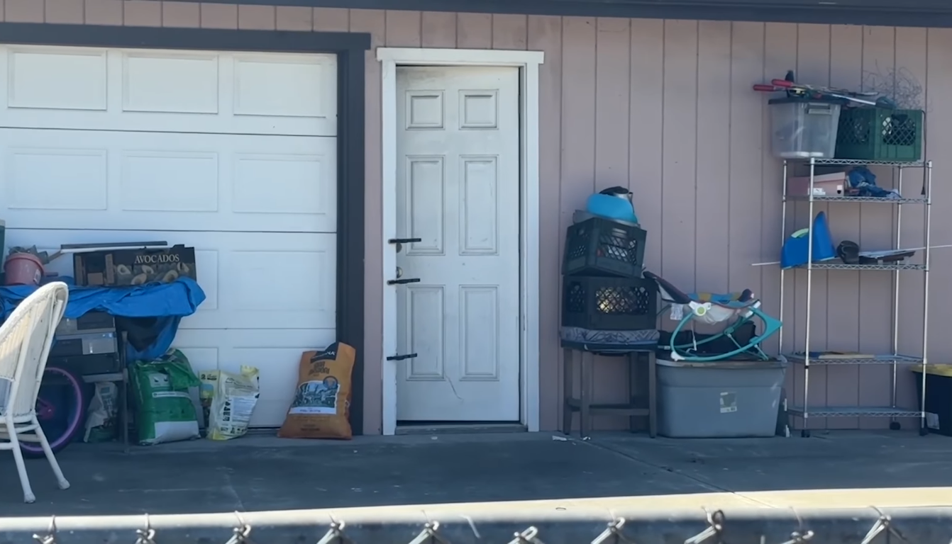The house where a teenage suspect was killed after an alleged home invasion, Photo Credit: KRON 4/Youtube