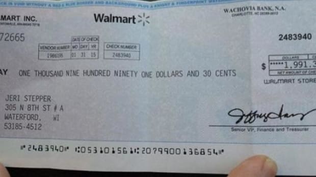 If You Get This Check In The Mail From Walmart, Throw It Away Immediately Promo Image