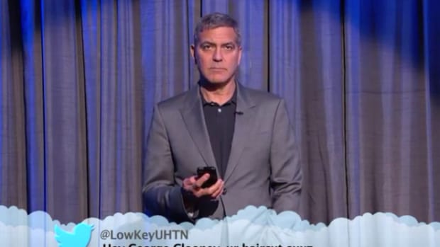 George Clooney Mean Tweets