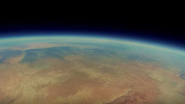 GoPro footage of Earth from space