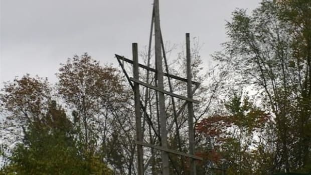 The Cross and Star Landmark In Crescent, Minnesota