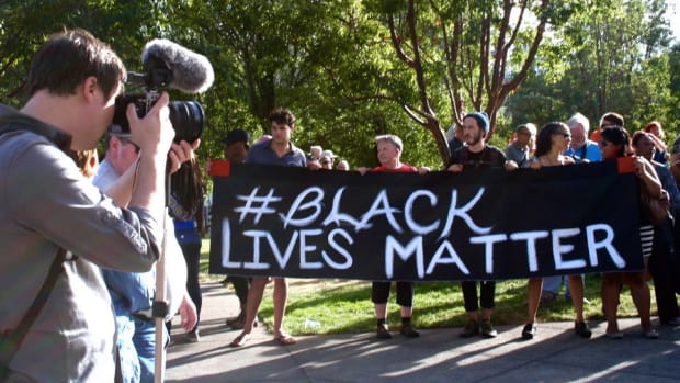 Students Change Police Display To 'Black Lives Matter' Promo Image