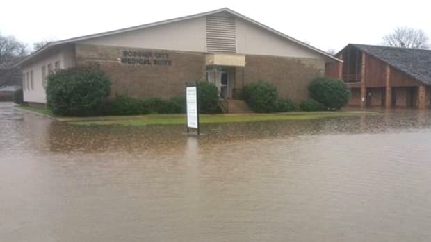 Christian Group Cheers Flood Water Near Abortion Clinic Promo Image