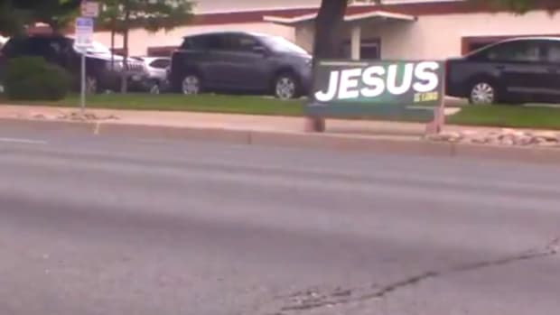 Pastor: Colorado Springs Bans 'Jesus' Signs (Video) Promo Image