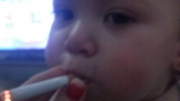 Baby Smoking.