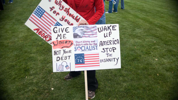 tea party protest signs