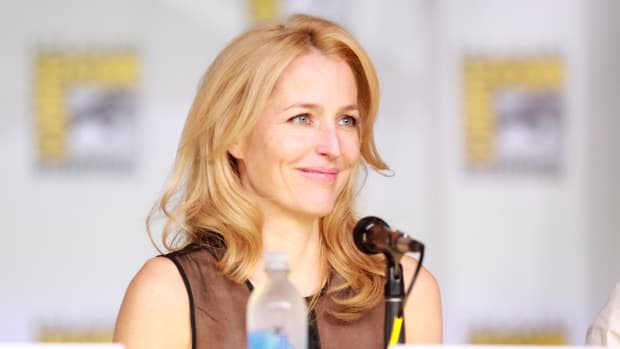 Gillian Anderson Would Consider Playing 'Jane Bond' Promo Image