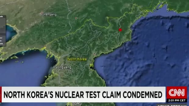 location of seismic event in North Korea
