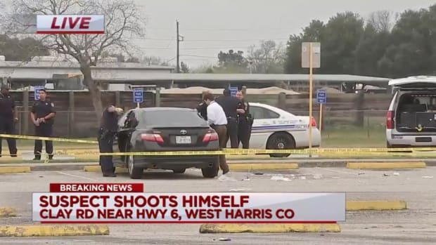 The aftermath of the shooting in Katy, Texas