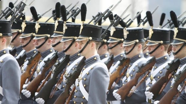 West Point Student Used Phone During Graduation (Video) Promo Image