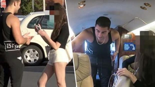 Girl Ditches Boyfriend For Ride In Private Jet (Video) Promo Image