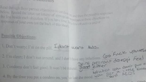 Teen Girl Suspended After Giving Incredible Answers On Sex Ed Quiz  Promo Image
