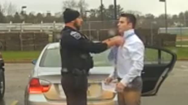 Officer Helps Student In Traffic Stop (Video) Promo Image