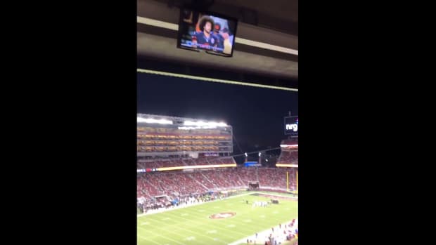 49ers Fans Cheer For Colin Kaepernick To Play (Video) Promo Image