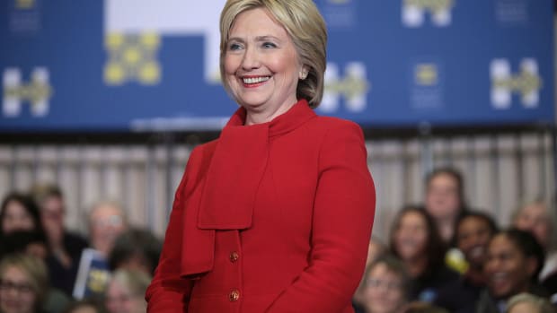 Hillary Clinton Blasts GOP's Treatment Of Women Promo Image