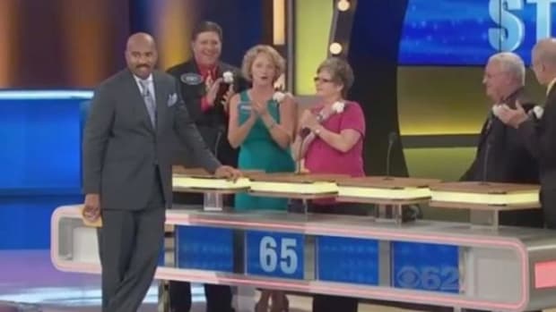 'Family Feud' Contestant Doesn't Hesitate To Name 'Something That Has To Be Licked' (Video) Promo Image