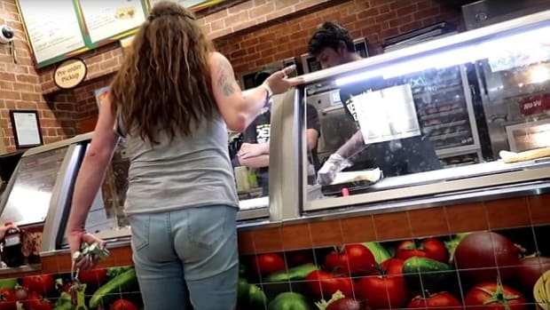 Subway Customer Throws Tantrum Over Meatball Sub (Video) Promo Image