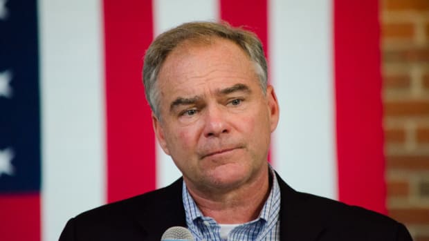 Tim Kaine Triggers TSA Search At Airport  Promo Image