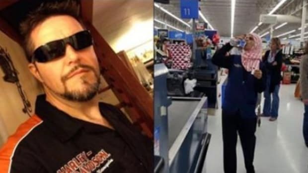 Man Sees Walmart Disrespecting Vet, Then Notices What Muslim Woman Is Doing Promo Image