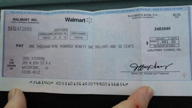 If You Get This Check From Walmart In The Mail, Throw It Away ASAP Promo Image