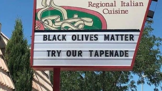 'Black Olives Matter' Billboard Sparks Outrage (Photo) Promo Image