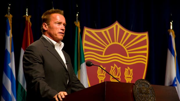 Schwarzenegger Accuses Trump Of Robbing Children Blind Promo Image