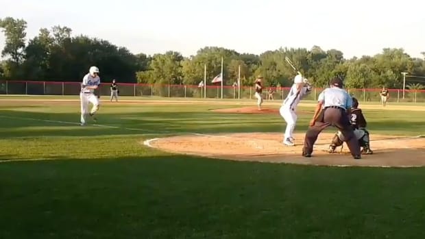 High School Player's Great Home Plate Steal (Video) Promo Image