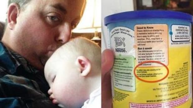 Baby Chokes After Dad Feeds Her Old Baby Food Promo Image