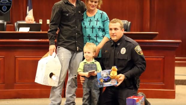 Officer Uses CPR To Save Boy's Life (Video) Promo Image