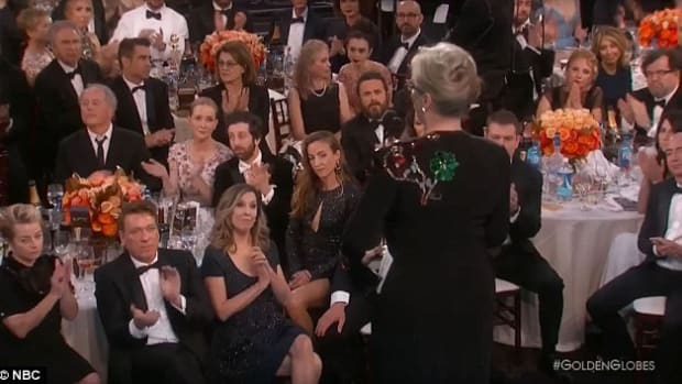 Trump Fires Back At Meryl Streep's Golden Globes Speech Promo Image