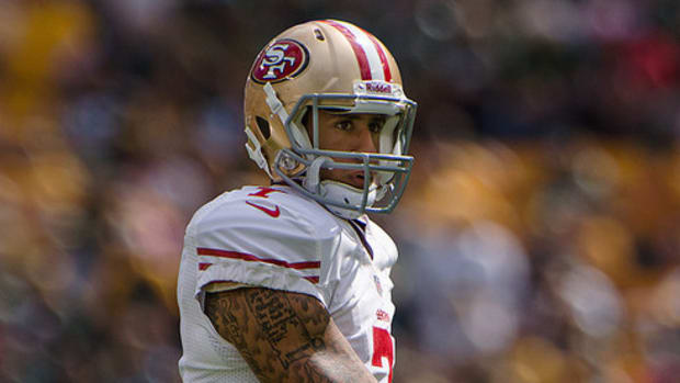 49ers Quarterback Refuses To Stand For National Anthem Promo Image