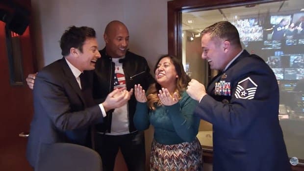 Army Vet Meets The Rock, But Bigger Surprise Waits (Video) Promo Image