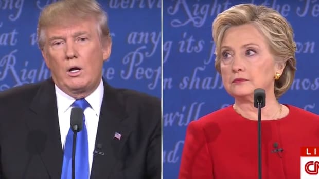 Trump Gets Fact-Checked On Debate Statements (Video) Promo Image