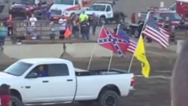 Family Refuses To Stand For Confederate Flag (Video) Promo Image