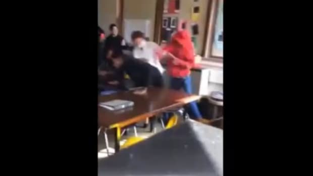 Student Knocks Out Kid Who Punched Teacher (Video) Promo Image