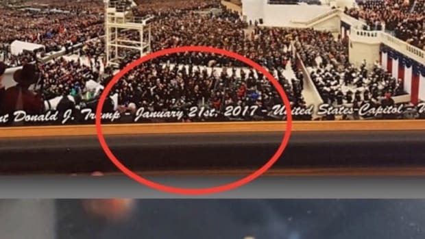 Factually False Inauguration Photo Hangs In White House Promo Image