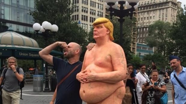 Naked Trump Statues Go Up Across America (Photos) Promo Image