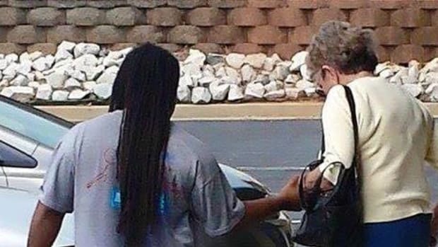 Black Man, Elderly White Woman Story Goes Viral (Photo) Promo Image
