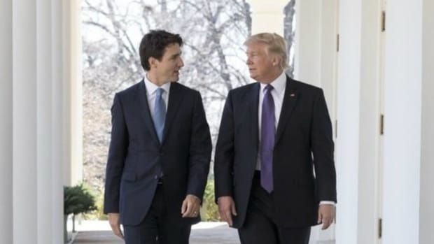 The Truth About The Trump-Trudeau Handshake (Photo) Promo Image