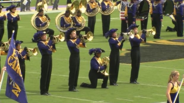 University Bans Musicians From National Anthem Protest Promo Image