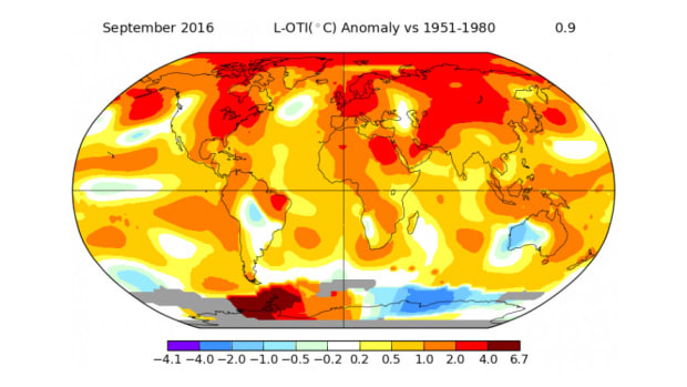 NASA Reports September Is Again Warmest Month On Record Promo Image