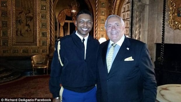 Mar-a-Lago Man Poses With Aide Carrying Nuclear Codes (Photos) Promo Image