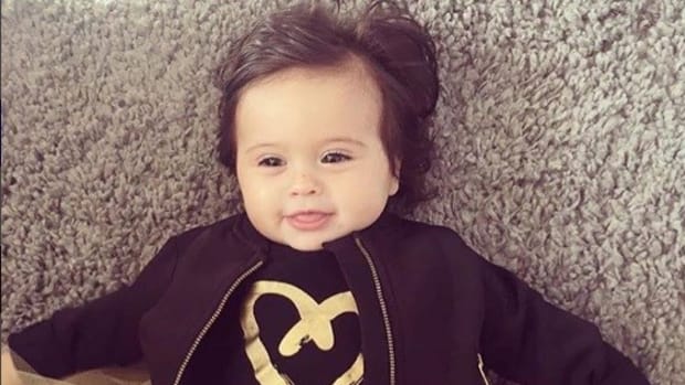 Baby's Hair Is So Thick It Gets Blow Dried Every Day (Photos) Promo Image