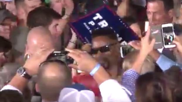 Trump Calls Black Supporter A 'Thug' At Rally (Video) Promo Image