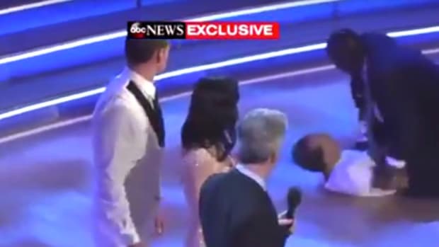Protesters Rush Ryan Lochte During 'DWTS' Show (Video) Promo Image
