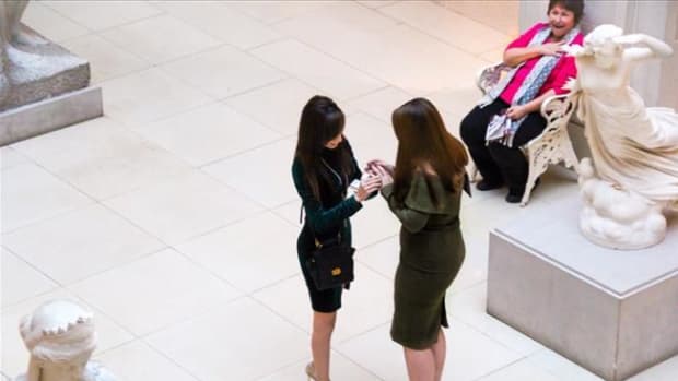 Photo Of Woman's Proposal To Girlfriend Goes Viral  Promo Image