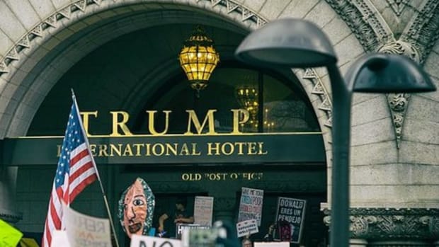 Trump Hotel Receives Unwelcomed Message (Photos) Promo Image
