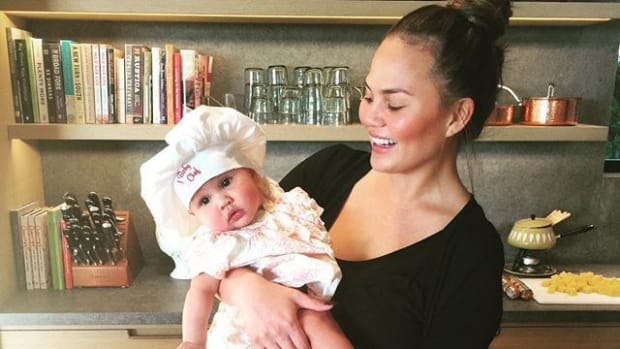 Chrissy Teigen Lashes Out Against 'Mommy Shamers' (Photos) Promo Image