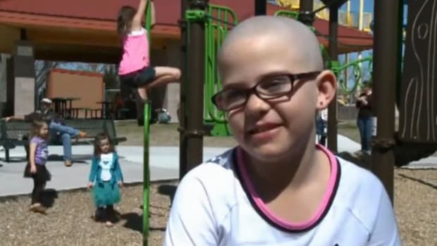 Girl Out Of School After Shaving Head To Support Friend Promo Image